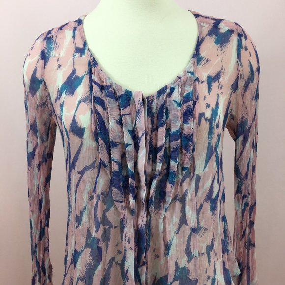 Anthropologie Tops - LIKE NEW ANTHROPOLOGIE MAEVE BUTTON DOWN BLOUSE
